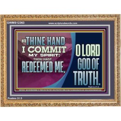 REDEEMED ME O LORD GOD OF TRUTH  Righteous Living Christian Picture  GWMS12363  "34x28"