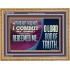 REDEEMED ME O LORD GOD OF TRUTH  Righteous Living Christian Picture  GWMS12363  "34x28"