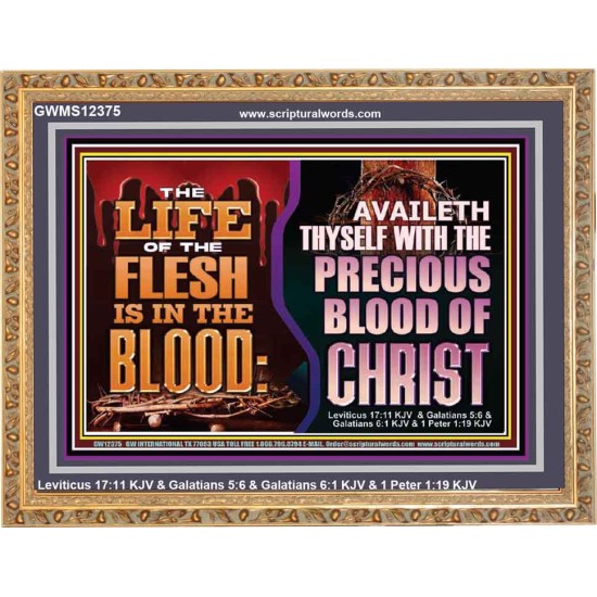 AVAILETH THYSELF WITH THE PRECIOUS BLOOD OF CHRIST  Children Room  GWMS12375  
