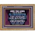 HE PRESERVETH THE SOULS OF HIS SAINTS  Ultimate Power Wooden Frame  GWMS12380  "34x28"