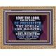 HE PRESERVETH THE SOULS OF HIS SAINTS  Ultimate Power Wooden Frame  GWMS12380  