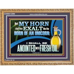 ANOINTED WITH FRESH OIL  Large Scripture Wall Art  GWMS12590  