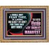 ALL NATIONS SHALL COME AND WORSHIP BEFORE THEE  Christian Wooden Frame Art  GWMS12701  "34x28"