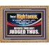 THOU ART RIGHTEOUS O LORD  Christian Wooden Frame Wall Art  GWMS12702  "34x28"