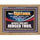 THOU ART RIGHTEOUS O LORD  Christian Wooden Frame Wall Art  GWMS12702  