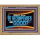 SHALL EVIL BE RECOMPENSED FOR GOOD  Scripture Wooden Frame Signs  GWMS12708  