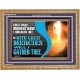 WITH GREAT MERCIES WILL I GATHER THEE  Encouraging Bible Verse Wooden Frame  GWMS12714  