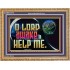 O LORD AWAKE TO HELP ME  Christian Quote Wooden Frame  GWMS12718  "34x28"