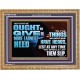 GIVE THE MORE EARNEST HEED  Contemporary Christian Wall Art Wooden Frame  GWMS12728  
