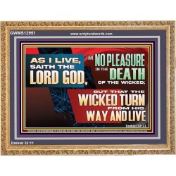 NO PLEASURE IN THE DEATH OF THE WICKED  Religious Art  GWMS12951  "34x28"