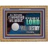 IN THE NAME OF THE LORD WILL I DESTROY THEM  Biblical Paintings Wooden Frame  GWMS12966  "34x28"