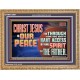 CHRIST JESUS IS OUR PEACE  Christian Paintings Wooden Frame  GWMS12967  