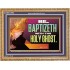 BE BAPTIZETH WITH THE HOLY GHOST  Sanctuary Wall Picture Wooden Frame  GWMS12992  "34x28"