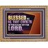 BLESSED BE HE THAT COMETH IN THE NAME OF THE LORD  Ultimate Inspirational Wall Art Wooden Frame  GWMS13038  "34x28"
