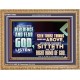 SEEK THOSE THINGS WHICH ARE ABOVE WHERE CHRIST SITTETH  Eternal Power Wooden Frame  GWMS13062  