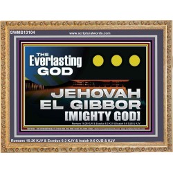 EVERLASTING GOD JEHOVAH EL GIBBOR MIGHTY GOD   Biblical Paintings  GWMS13104  "34x28"