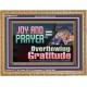 JOY AND PRAYER BRINGS OVERFLOWING GRATITUDE  Bible Verse Wall Art  GWMS13117  