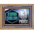 JEHOVAH SHALOM GOD OF MY PRAISE  Christian Wall Art  GWMS13121  "34x28"