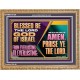 LET ALL THE PEOPLE SAY PRAISE THE LORD HALLELUJAH  Art & Wall Décor Wooden Frame  GWMS13128  