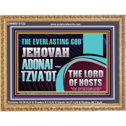 THE EVERLASTING GOD JEHOVAH ADONAI  TZVAOT THE LORD OF HOSTS  Contemporary Christian Print  GWMS13133  "34x28"