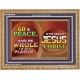 BE MADE WHOLE OF YOUR PLAGUE  Sanctuary Wall Wooden Frame  GWMS9538  