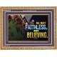 BE NOT FAITHLESS BUT BELIEVING  Ultimate Inspirational Wall Art Wooden Frame  GWMS9539  