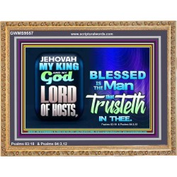 THE MAN THAT TRUSTETH IN THE LORD  Unique Power Bible Picture  GWMS9557  "34x28"