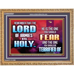 FEAR THE LORD WITH TREMBLING  Ultimate Power Wooden Frame  GWMS9567  "34x28"
