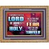 FEAR THE LORD WITH TREMBLING  Ultimate Power Wooden Frame  GWMS9567  "34x28"