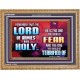 FEAR THE LORD WITH TREMBLING  Ultimate Power Wooden Frame  GWMS9567  