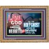 LED THE LOVE OF GOD SHED ABROAD IN OUR HEARTS  Large Wooden Frame  GWMS9597  "34x28"