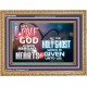 LED THE LOVE OF GOD SHED ABROAD IN OUR HEARTS  Large Wooden Frame  GWMS9597  