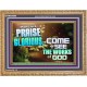 MAKE HIS PRAISE GLORIOUS  Modern Art Wooden Frame  GWMS9599  