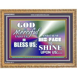 BE MERCIFUL UNTO ME O GOD  Home Art Wooden Frame  GWMS9602  "34x28"