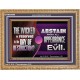 THE WICKED RESERVED FOR DAY OF DESTRUCTION  Wooden Frame Scripture Décor  GWMS9899  