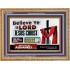 WHOSOEVER BELIEVETH ON HIM SHALL NOT BE ASHAMED  Contemporary Christian Wall Art  GWMS9917  "34x28"