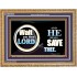 WAIT ON THE LORD AND HE SHALL SAVED THEE  Contemporary Christian Wall Art Wooden Frame  GWMS9920  "34x28"