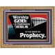 JESUS CHRIST THE SPIRIT OF PROPHESY  Encouraging Bible Verses Wooden Frame  GWMS9952  