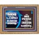 SING UNTO THE LORD A NEW SONG AND HIS PRAISE  Contemporary Christian Wall Art  GWMS9962  