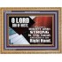 THOU HAST A MIGHTY ARM LORD OF HOSTS   Christian Art Wooden Frame  GWMS9981  "34x28"