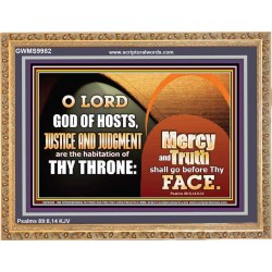 MERCY AND TRUTH SHALL GO BEFORE THEE O LORD OF HOSTS  Christian Wall Art  GWMS9982  "34x28"