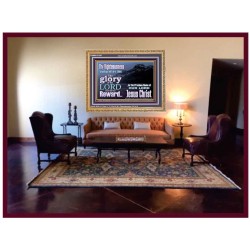 THE GLORY OF THE LORD WILL BE UPON YOU  Custom Inspiration Scriptural Art Wooden Frame  GWMS10320  "34x28"