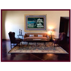 STAGGERED NOT AT THE PROMISE  Art & Décor Wooden Frame  GWMS10326  "34x28"