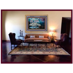 HE THAT COVERETH HIS SIN SHALL NOT PROSPER  Contemporary Christian Wall Art  GWMS10466  "34x28"