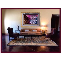 STAGGERED NOT AT THE PROMISE OF GOD  Custom Wall Art  GWMS10599  "34x28"