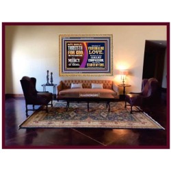 MY SOUL THIRSTETH FOR GOD THE LIVING GOD HAVE MERCY ON ME  Custom Christian Artwork Wooden Frame  GWMS12135  "34x28"