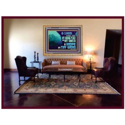 THOU ART MY HIDING PLACE AND SHIELD  Large Custom Wooden Frame   GWMS12159  "34x28"