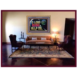 O LORD AWAKE TO HELP ME  Christian Quote Wooden Frame  GWMS12718  "34x28"