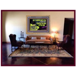 GLORIFIED THE WORD OF THE LORD  Righteous Living Christian Wooden Frame  GWMS13070  "34x28"