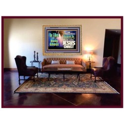 BE FILLED WITH THE HOLY GHOST  Large Wall Art Wooden Frame  GWMS9793  "34x28"